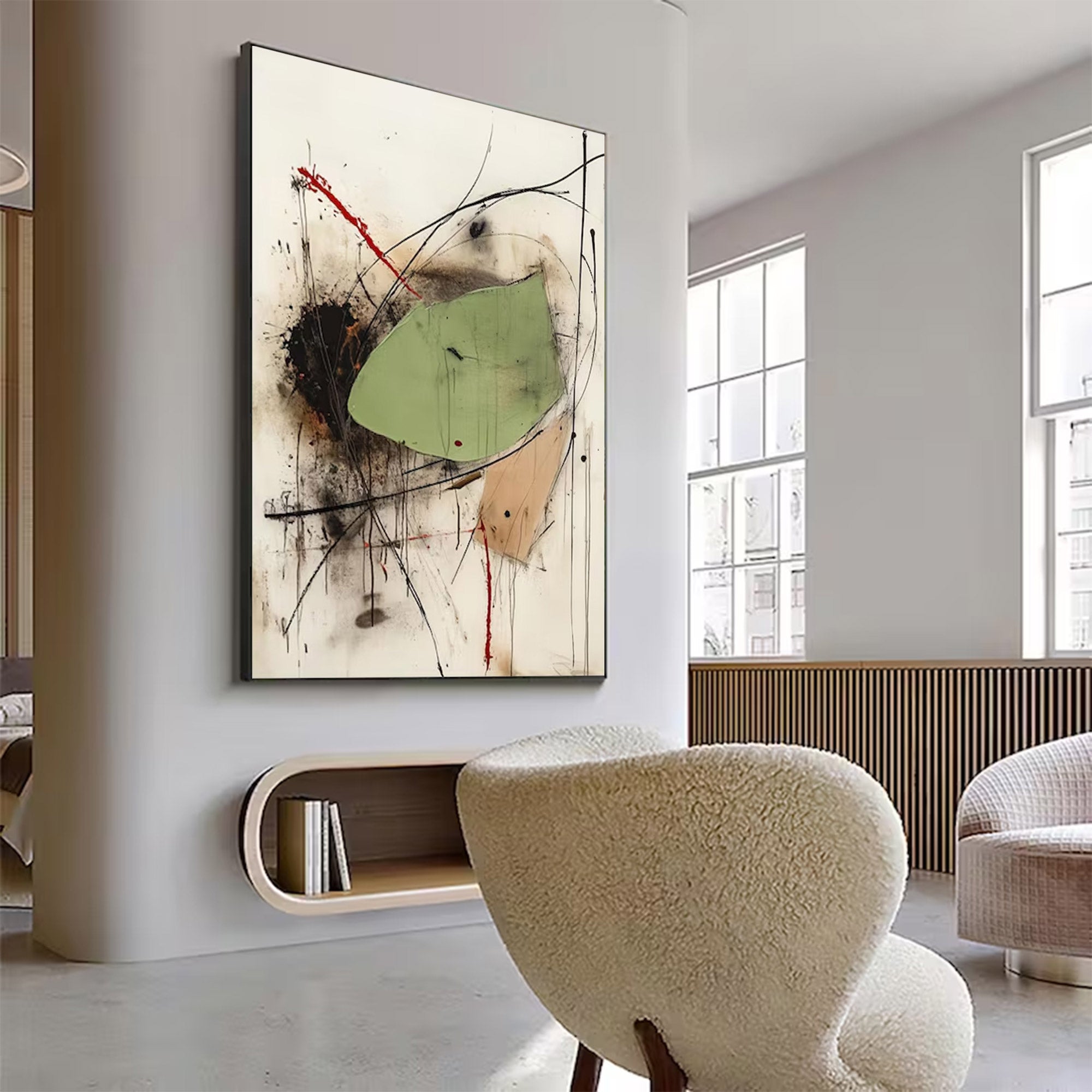 Modern Large Abstract Dynamic Art | ArtvistaGallery  #WG 125