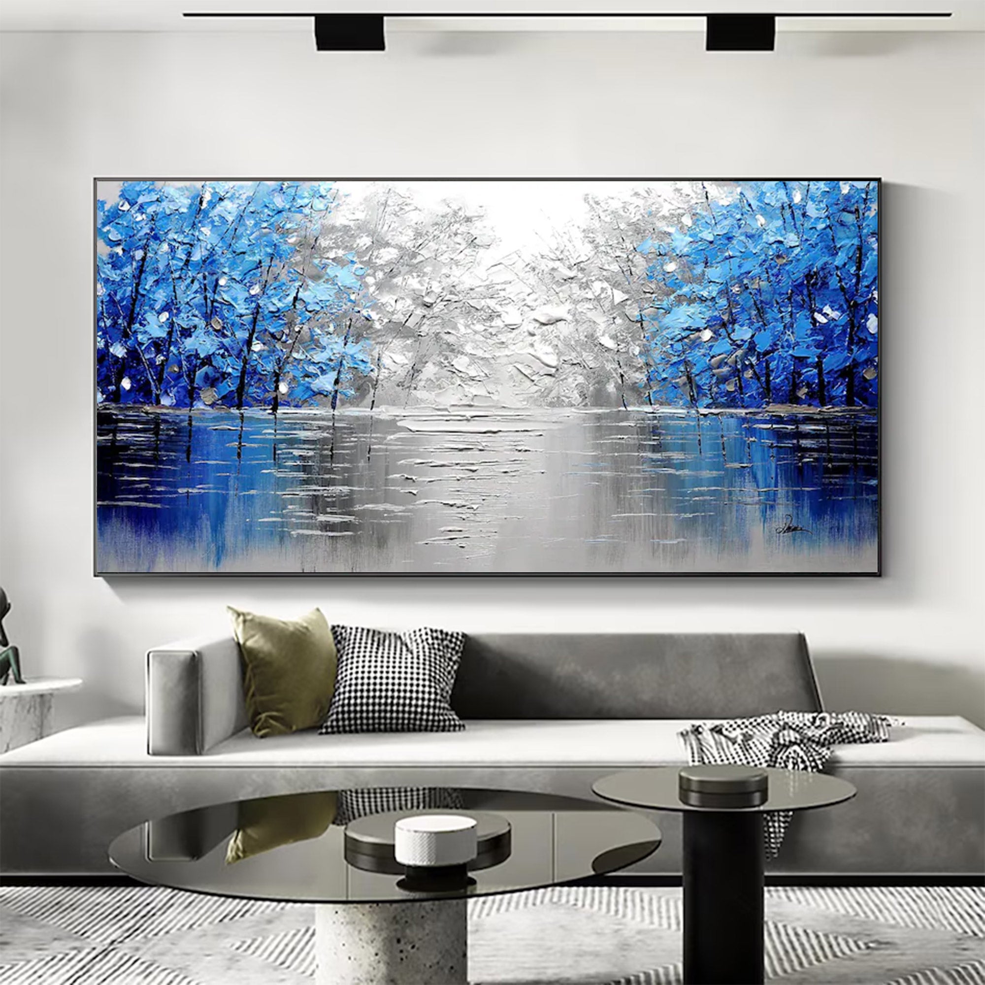 Large Abstract Pop Art Style Vertical | ArtvistaGallery  #WGA 037