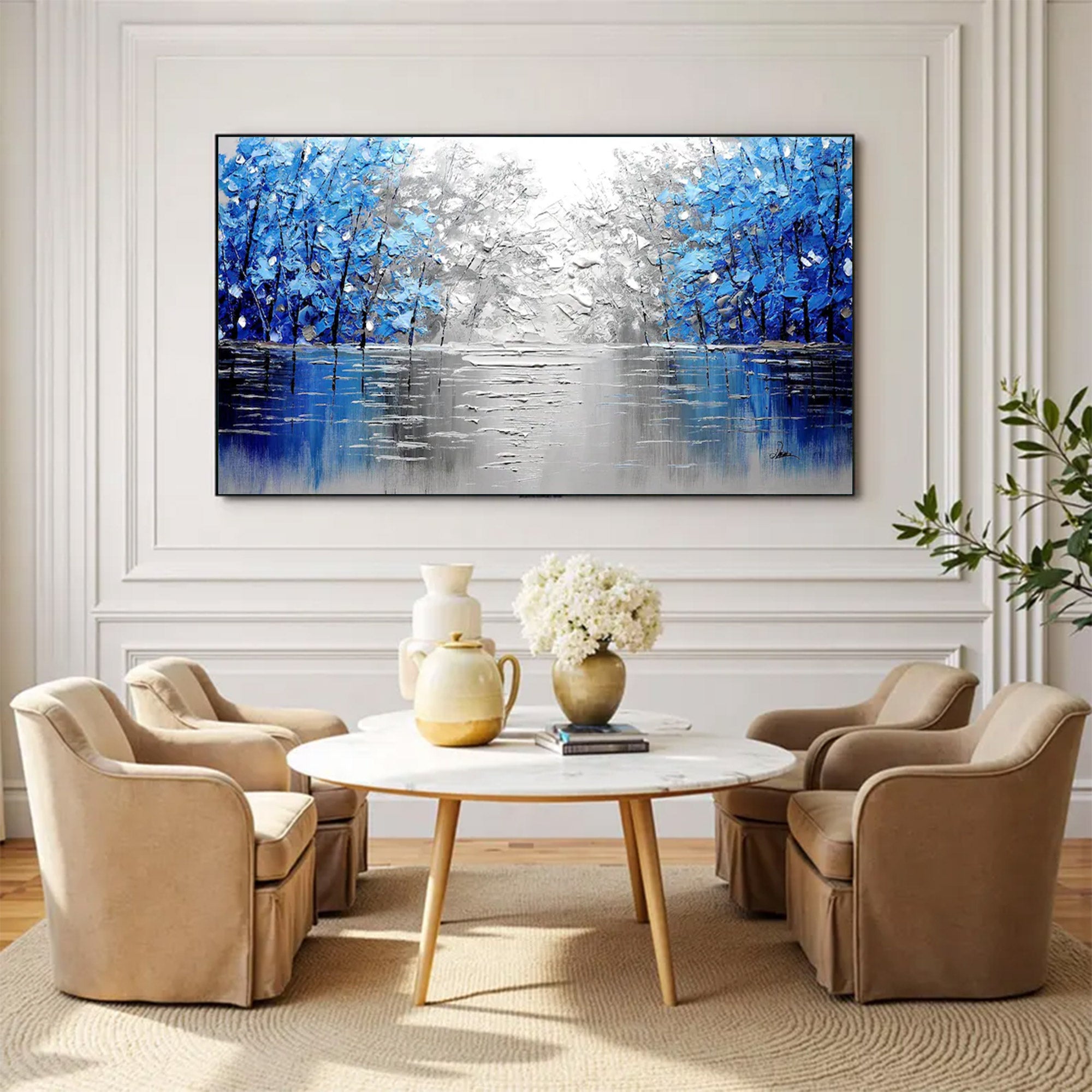 Large Abstract Pop Art Style Vertical | ArtvistaGallery  #WGA 037