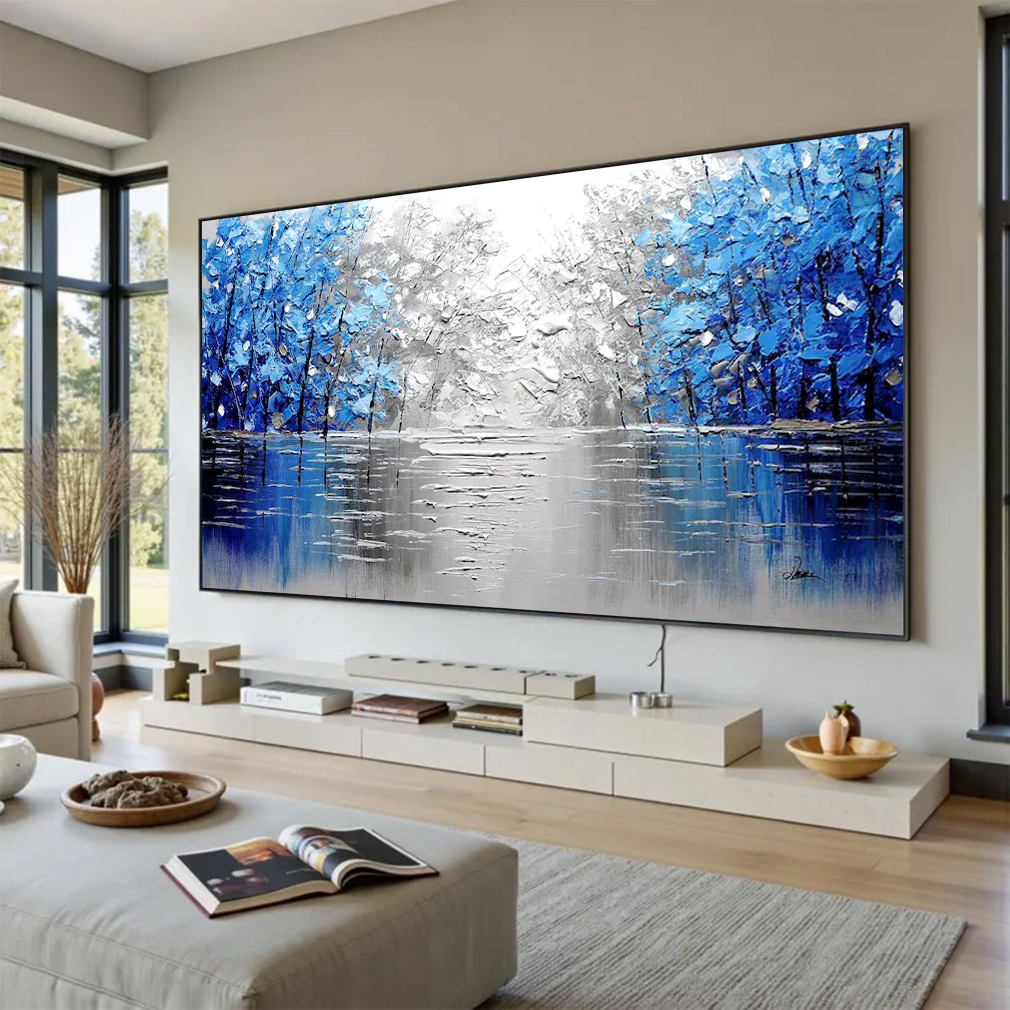 Large Abstract Pop Art Style Vertical | ArtvistaGallery  #WGA 037
