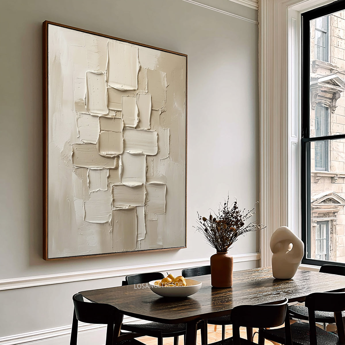 Fragments Of White Silence Large White Abstract Wall Art Textured Contemporary Painting Minimalist Luxury Decor