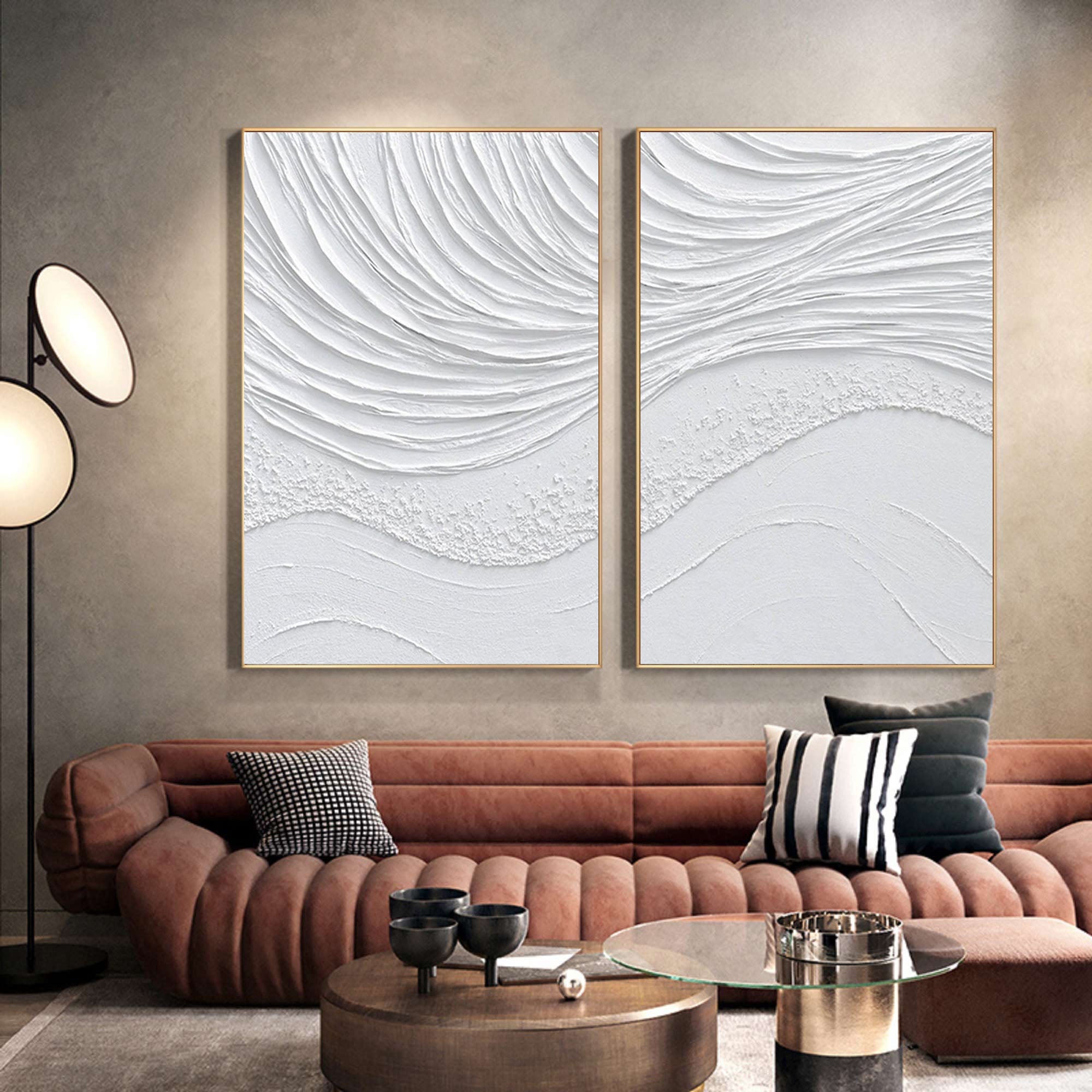 Abstract Tranquility Painting SET OF 2 #AVG 010