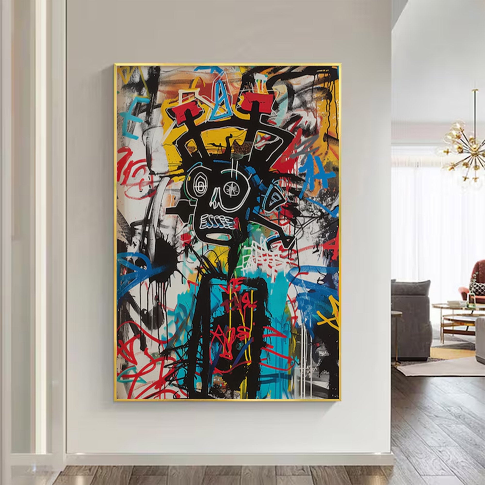Large Modern Neo-Expressionist Art | ArtvistaGallery  #WGA 006