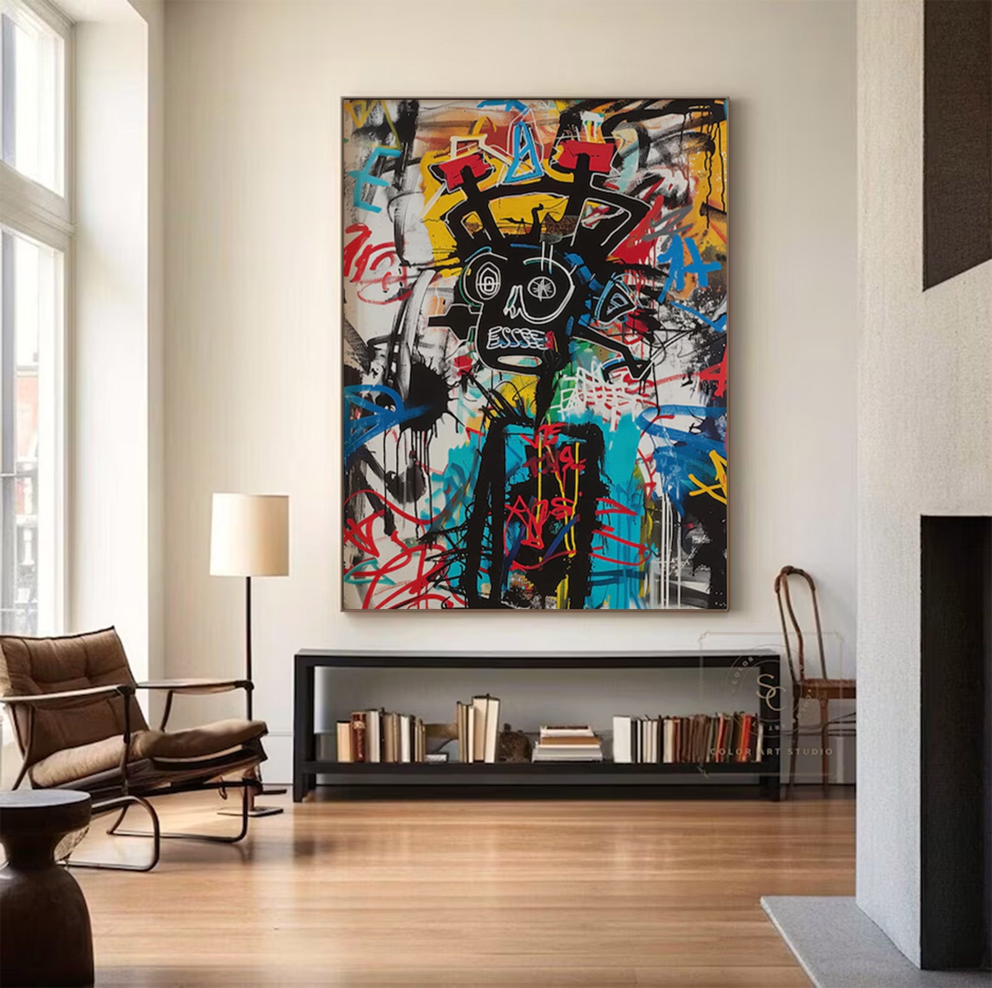Large Modern Neo-Expressionist Art | ArtvistaGallery  #WGA 006