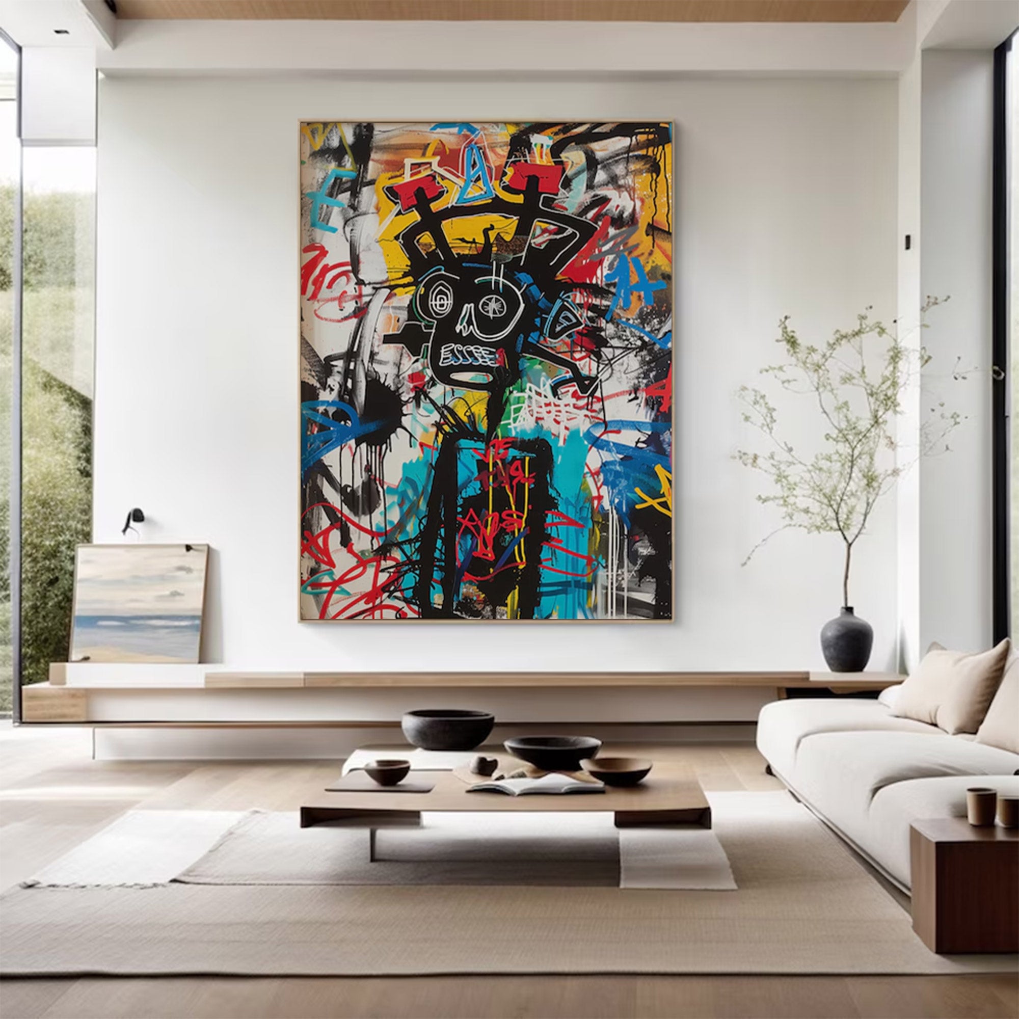 Large Modern Neo-Expressionist Art | ArtvistaGallery  #WGA 006