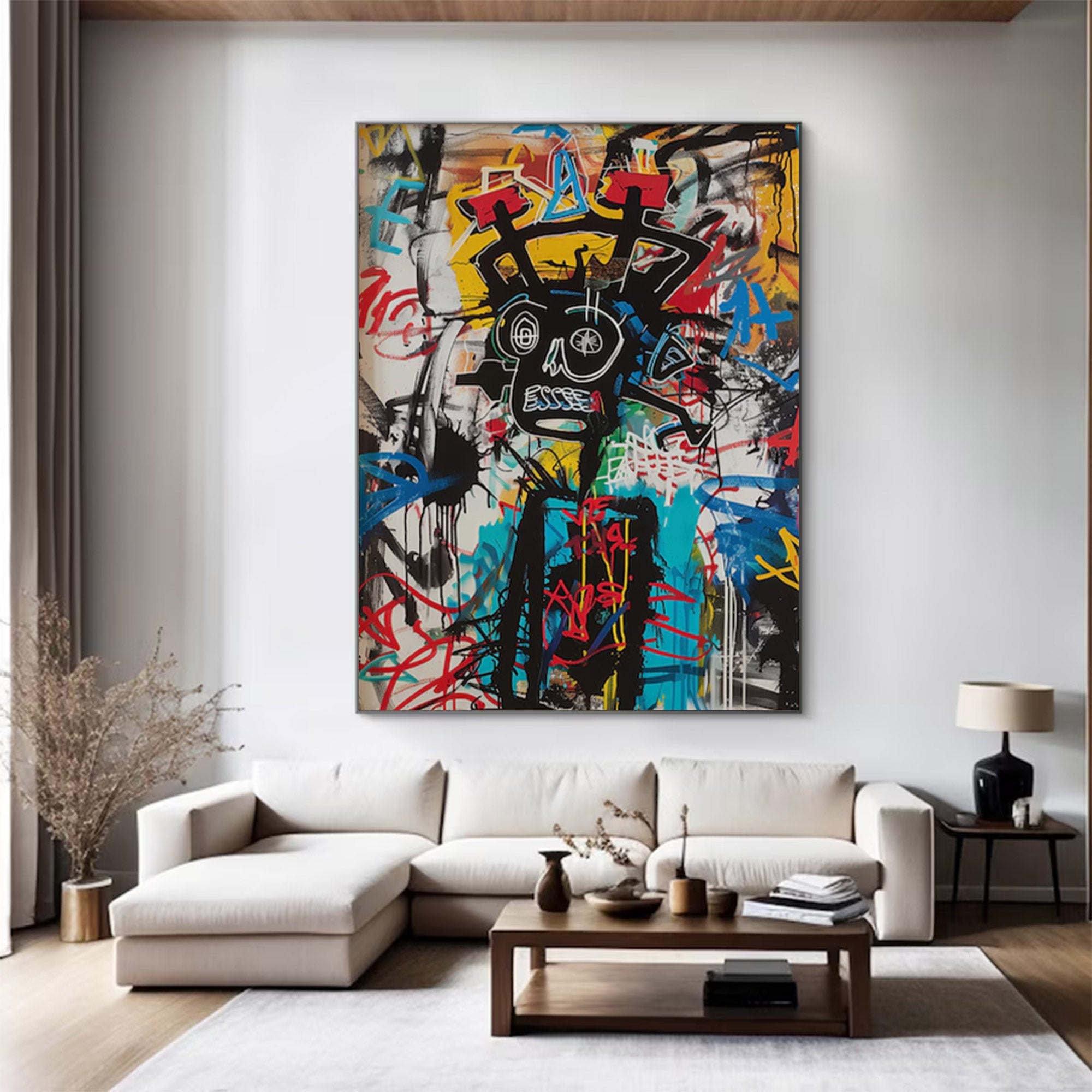 Large Modern Neo-Expressionist Art | ArtvistaGallery  #WGA 006