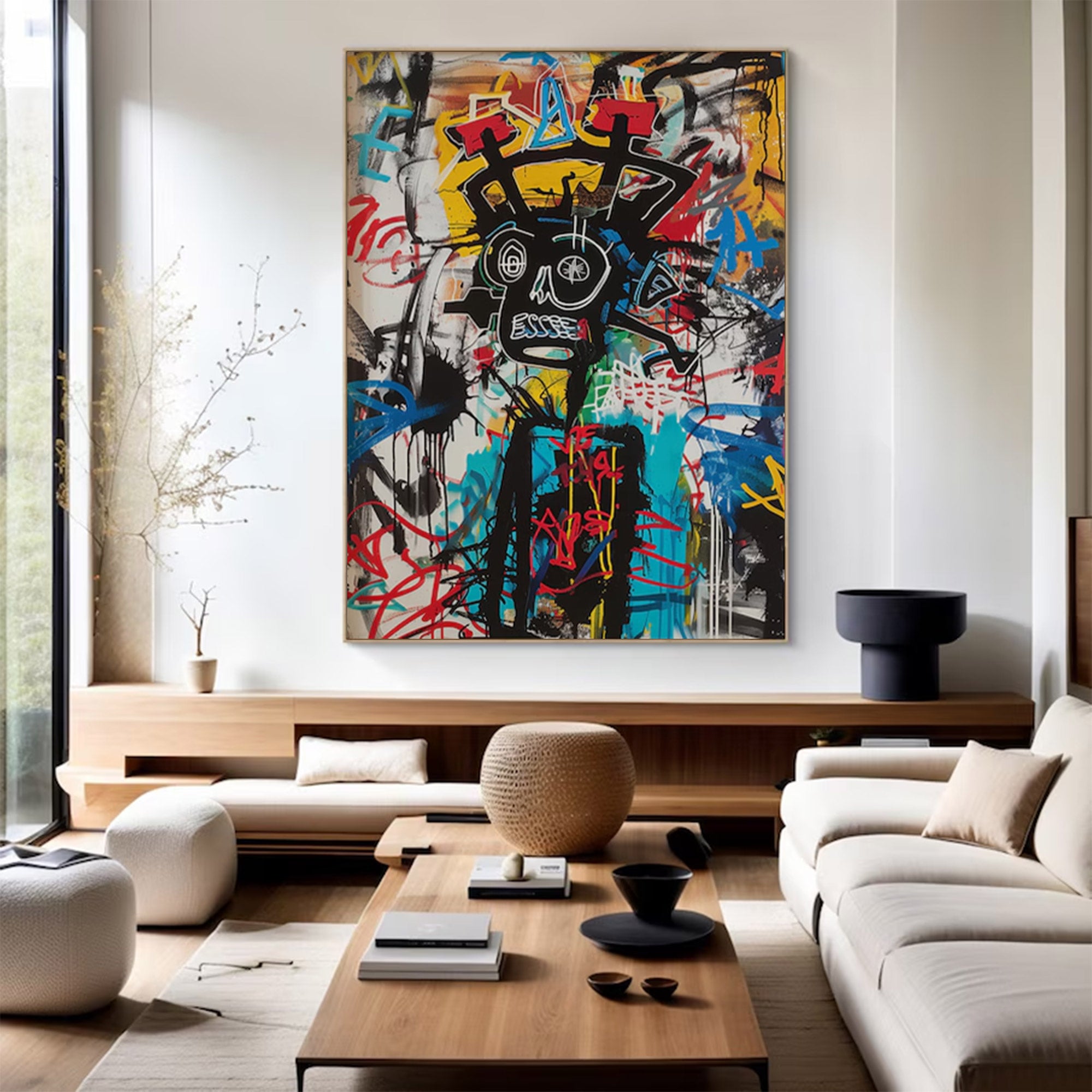 Large Modern Neo-Expressionist Art | ArtvistaGallery  #WGA 006
