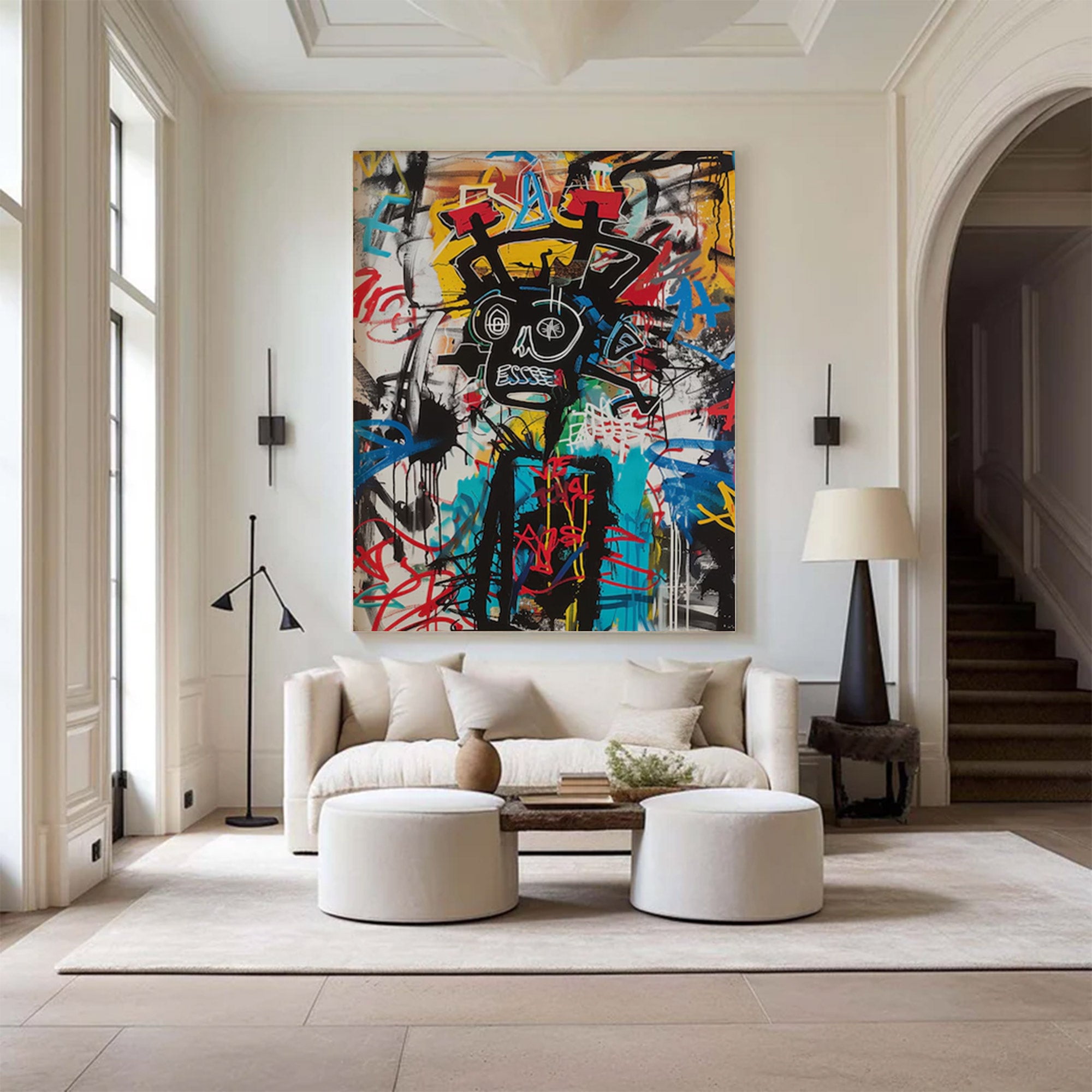 Large Modern Neo-Expressionist Art | ArtvistaGallery  #WGA 006