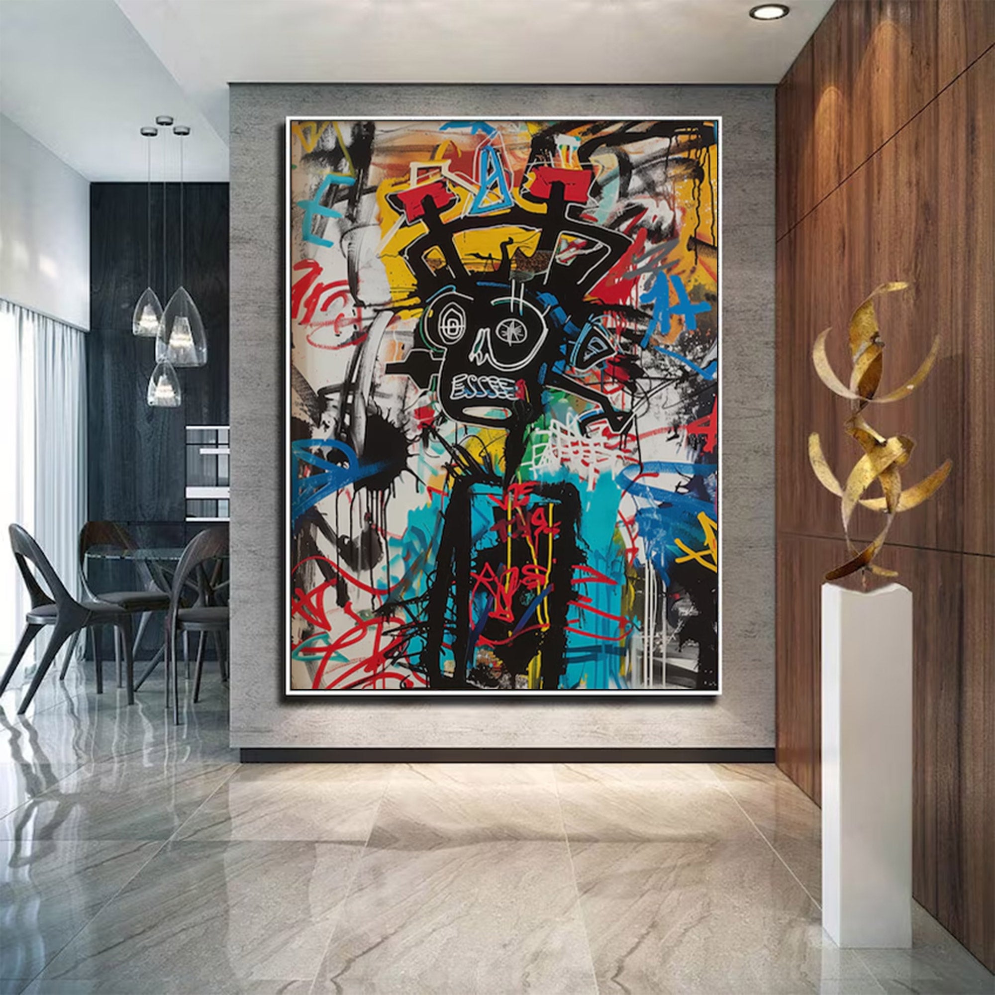 Large Modern Neo-Expressionist Art | ArtvistaGallery  #WGA 006