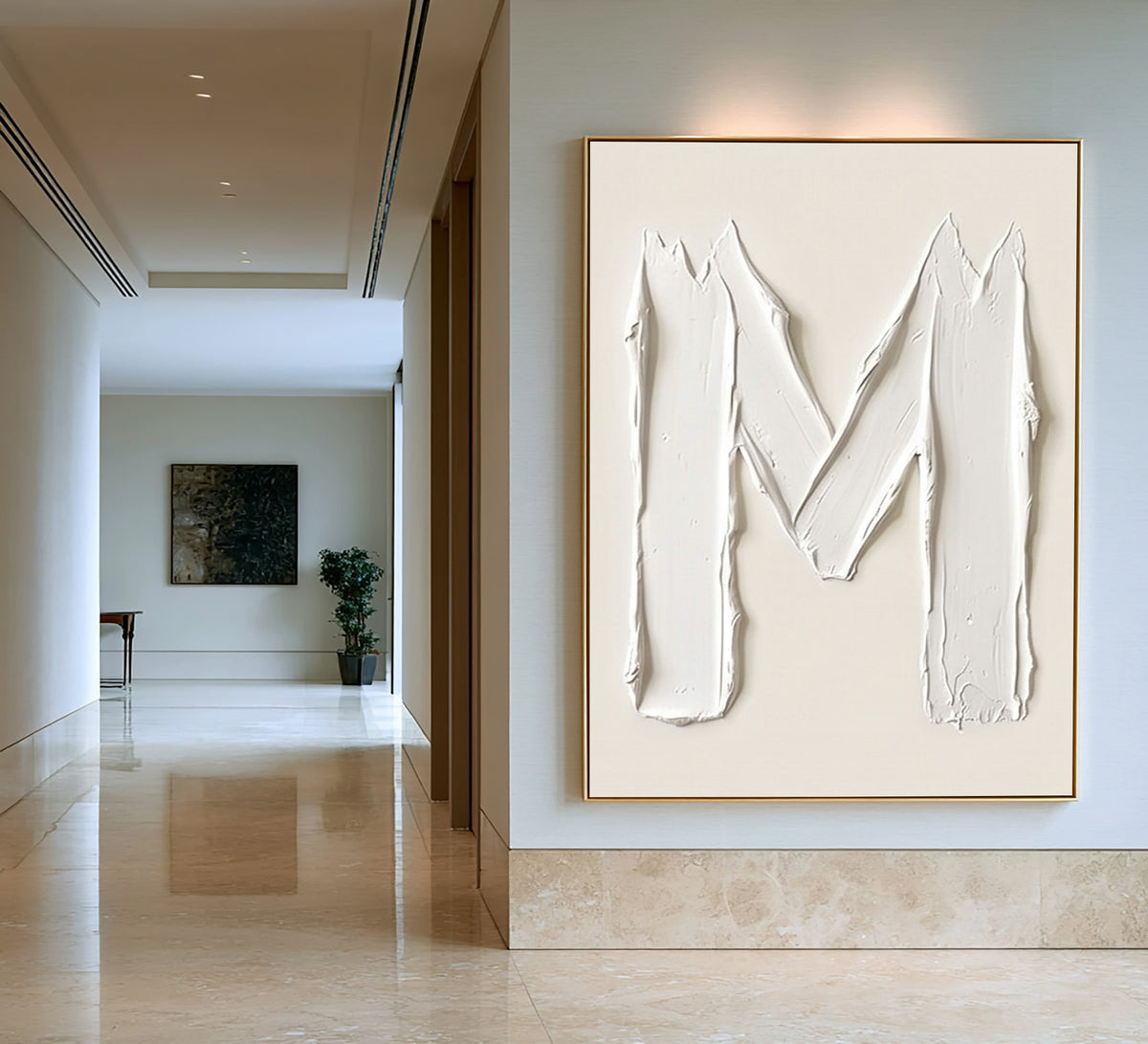 A Gesture Toward The Infinite Large White Abstract Textured Wall Art Sculptural Relief Contemporary Minimalist Artwork
