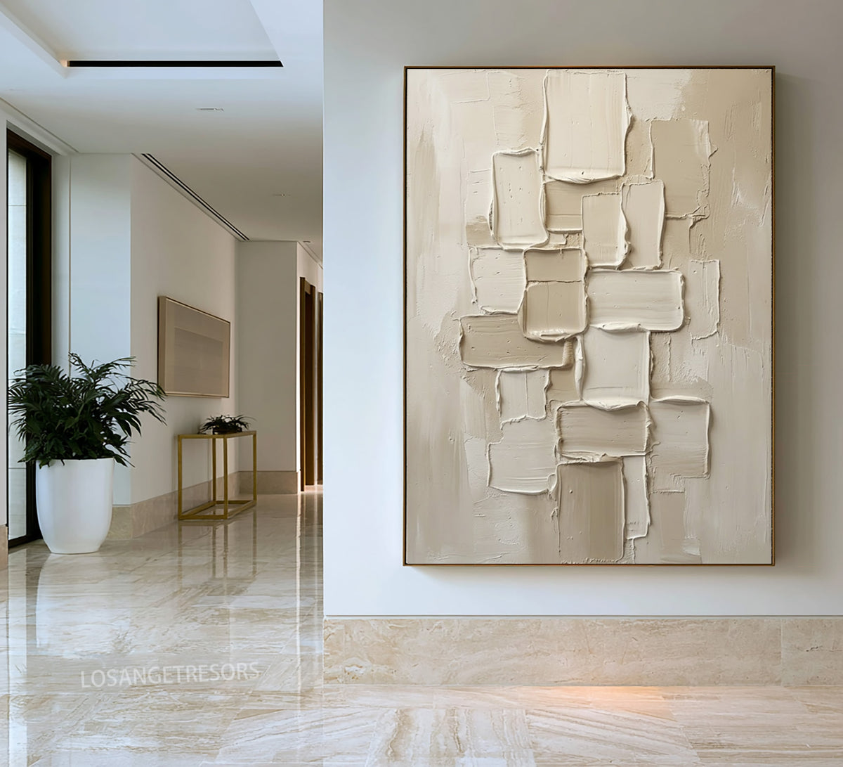 Fragments Of White Silence Large White Abstract Wall Art Textured Contemporary Painting Minimalist Luxury Decor