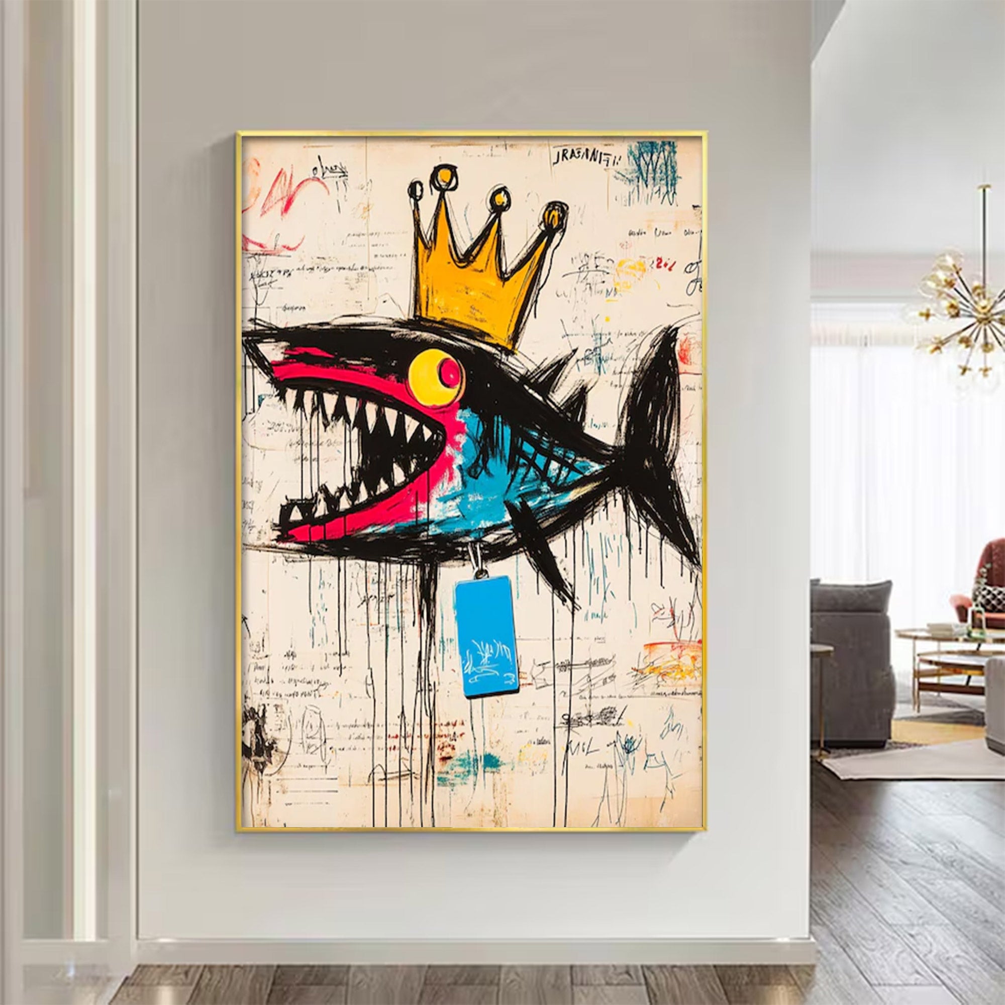 Modern Large Urban Abstract Art | ArtvistaGallery  #WGA 008