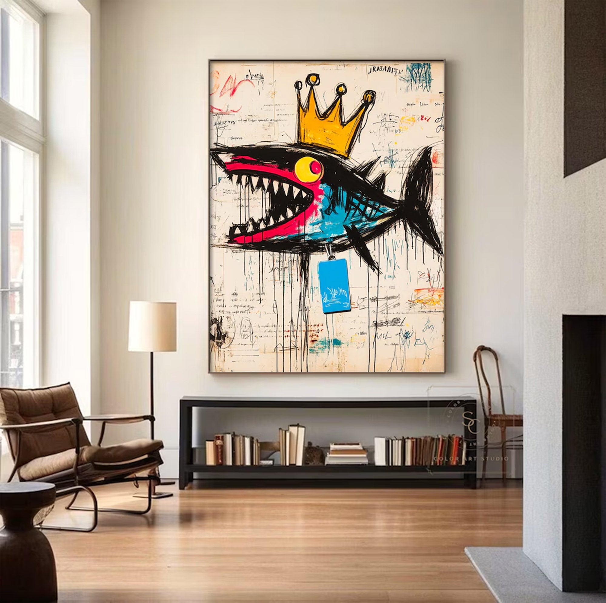 Modern Large Urban Abstract Art | ArtvistaGallery  #WGA 008