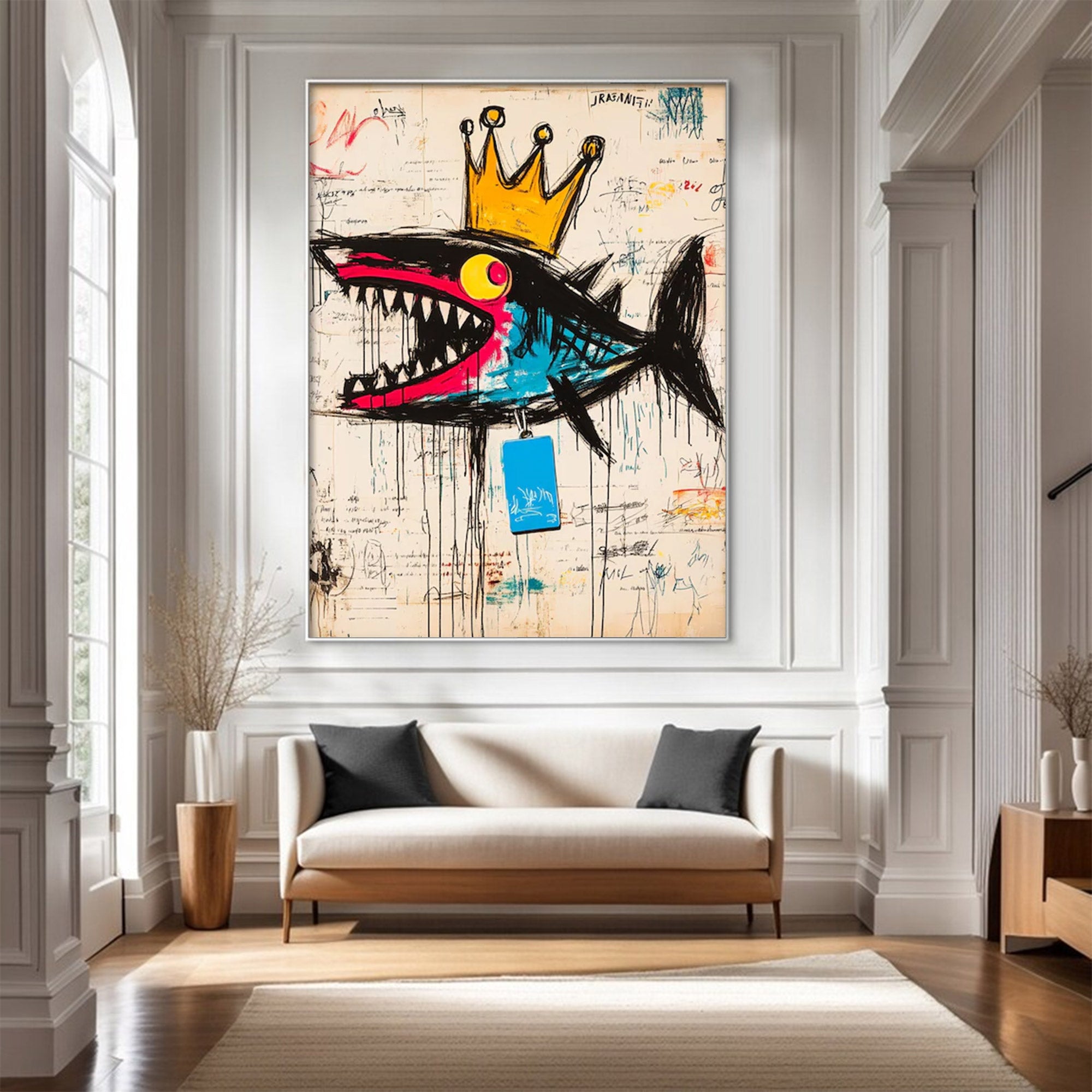 Modern Large Urban Abstract Art | ArtvistaGallery  #WGA 008