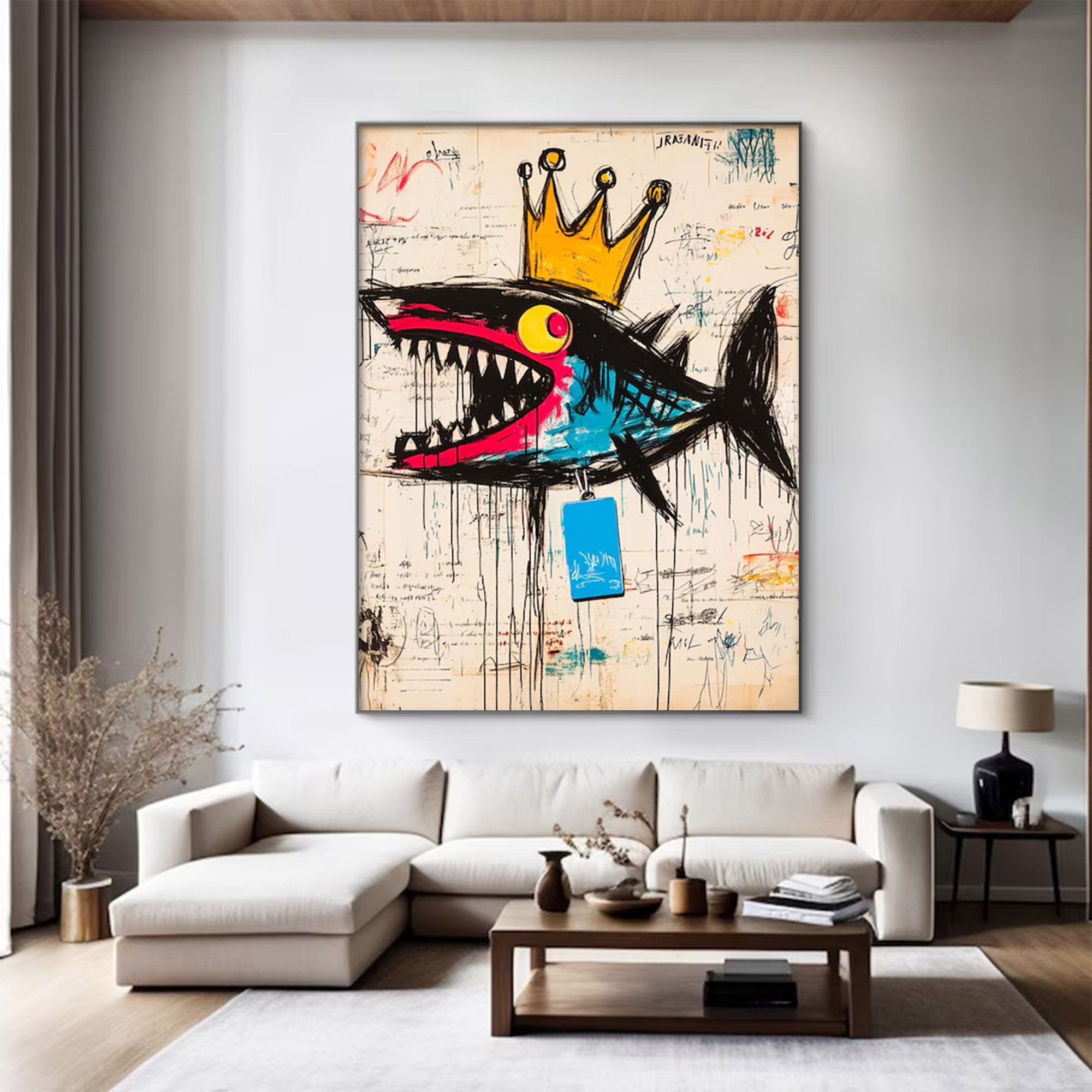 Modern Large Urban Abstract Art | ArtvistaGallery  #WGA 008