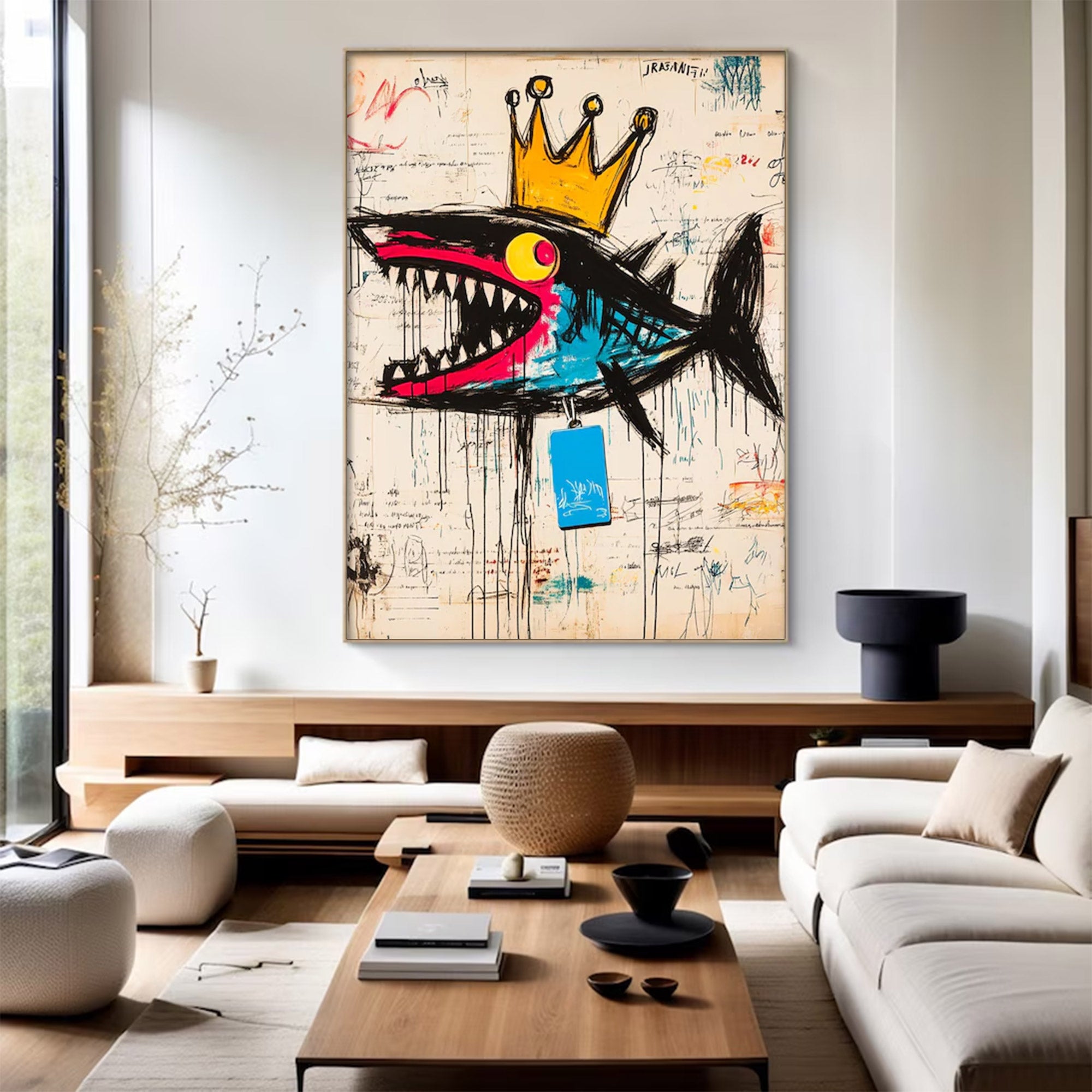Modern Large Urban Abstract Art | ArtvistaGallery  #WGA 008