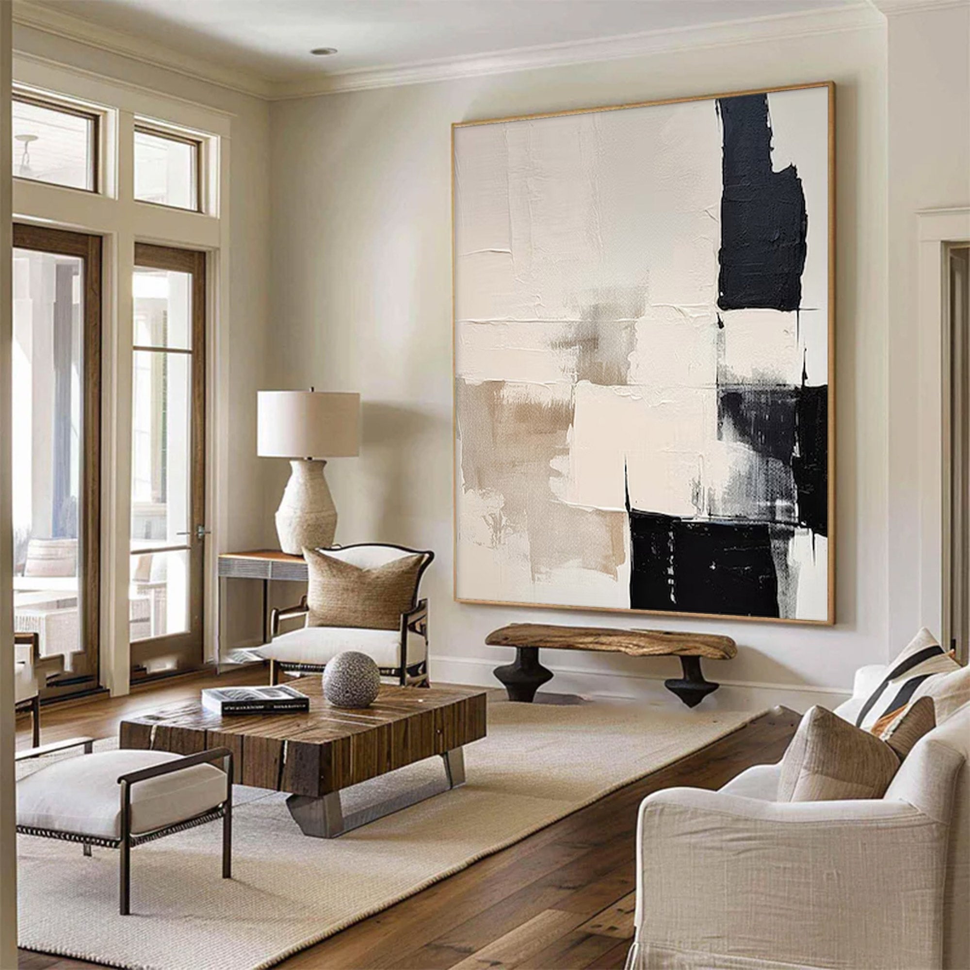 Oversized Abstract White Relief Art | ArtvistaGallery  #WG 101
