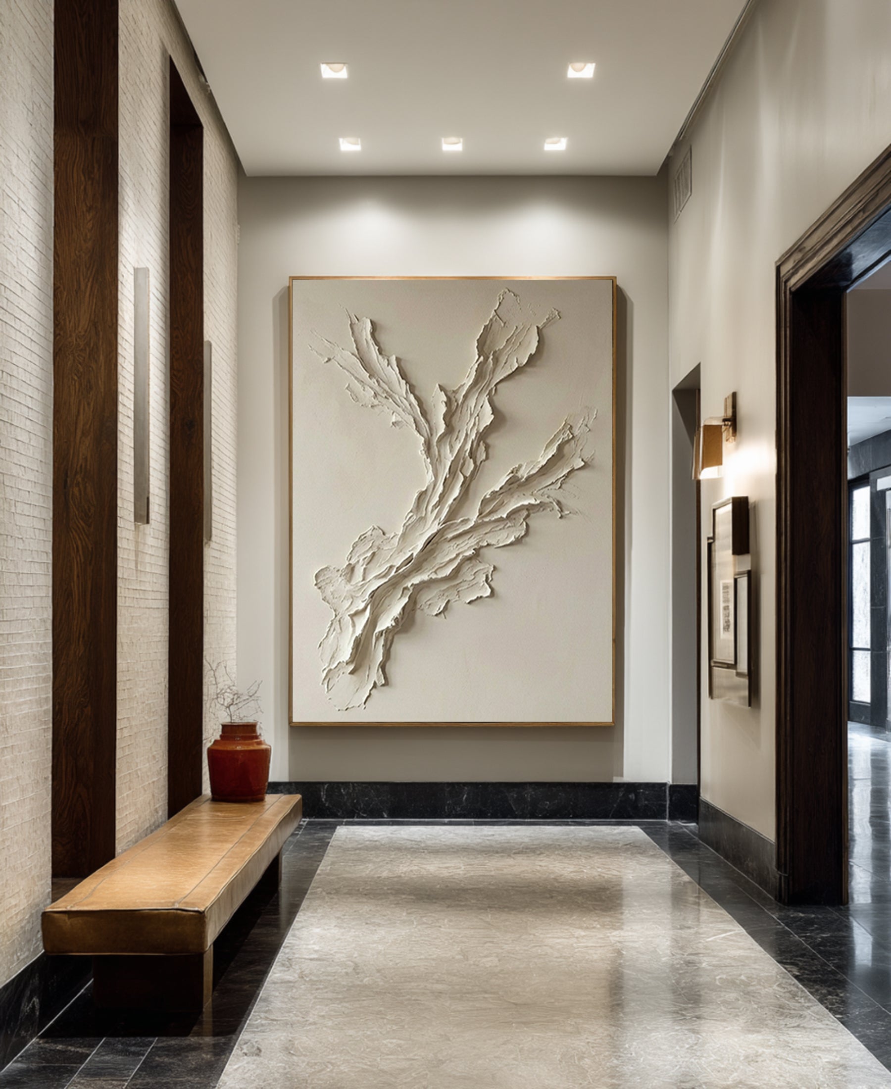 Large Organic Texture Oil Painting #AVG 009