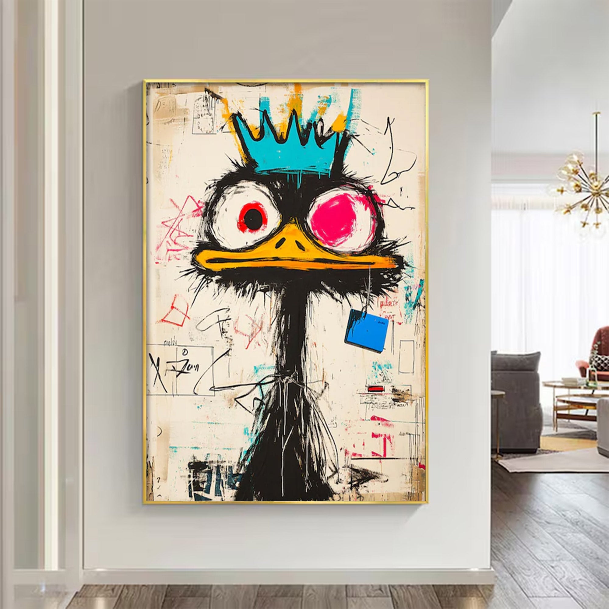 Large Mixed Media Expressive Art | ArtvistaGallery  #WGA 009