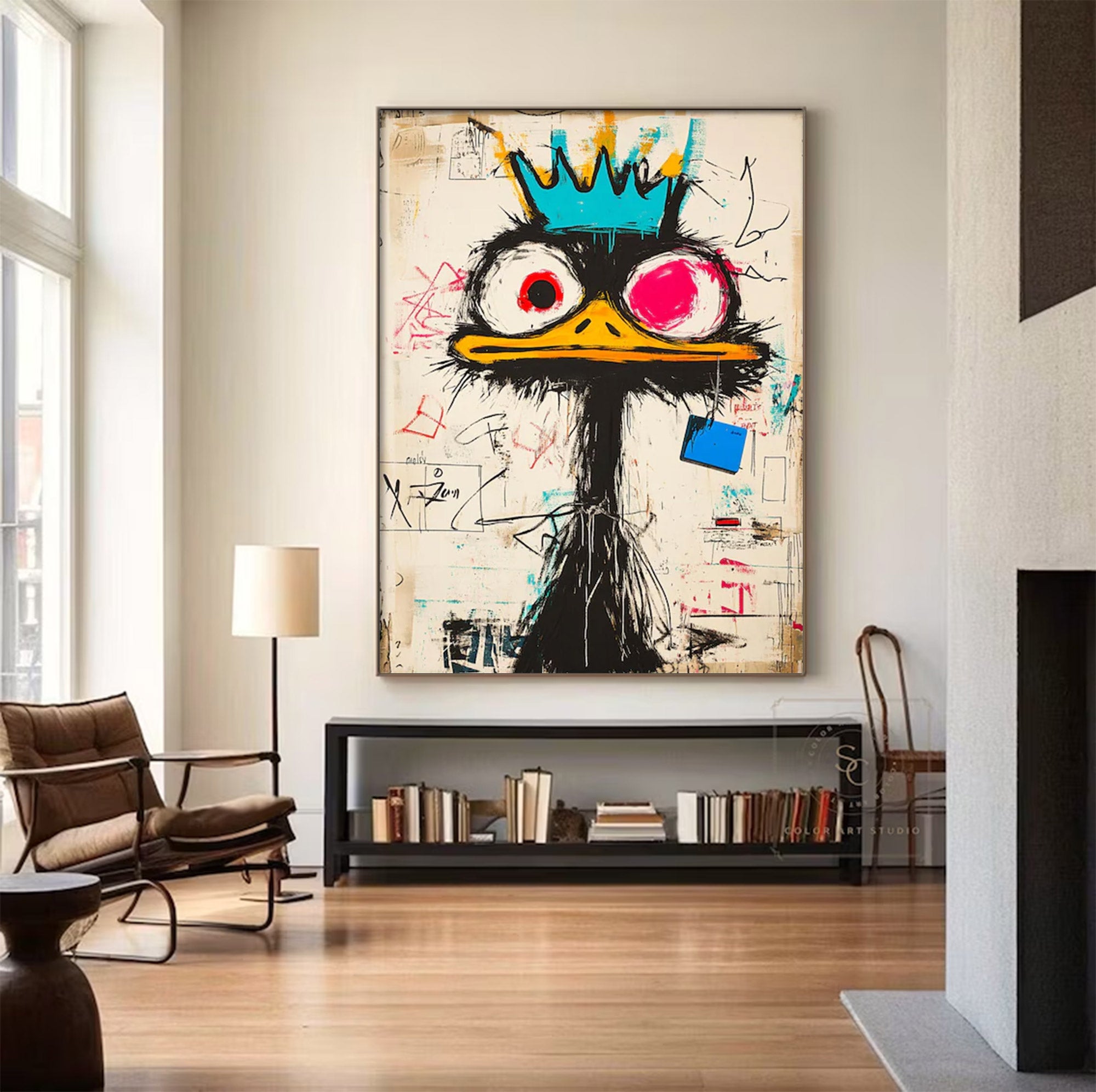 Large Mixed Media Expressive Art | ArtvistaGallery  #WGA 009