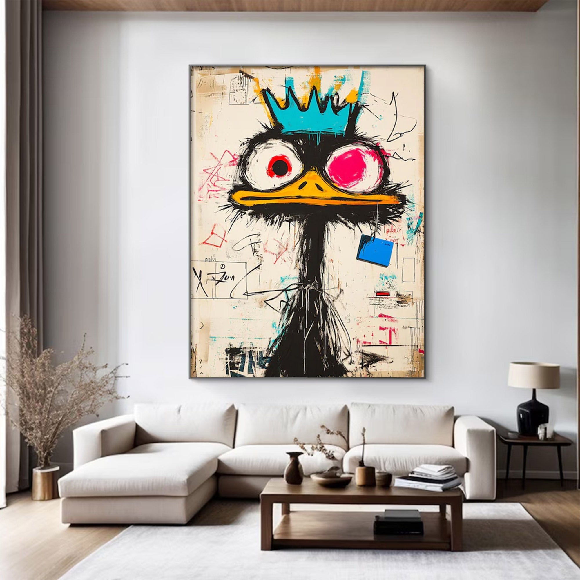 Large Mixed Media Expressive Art | ArtvistaGallery  #WGA 009