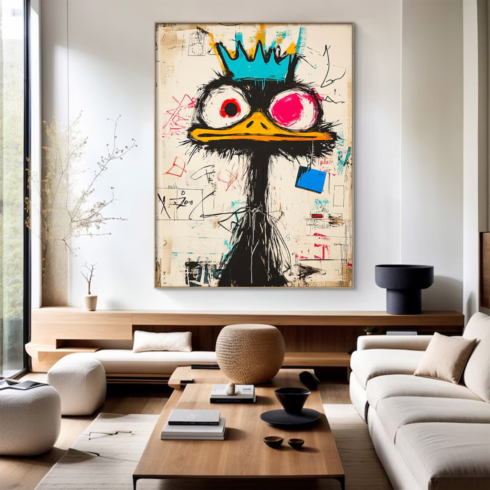 Large Mixed Media Expressive Art | ArtvistaGallery  #WGA 009