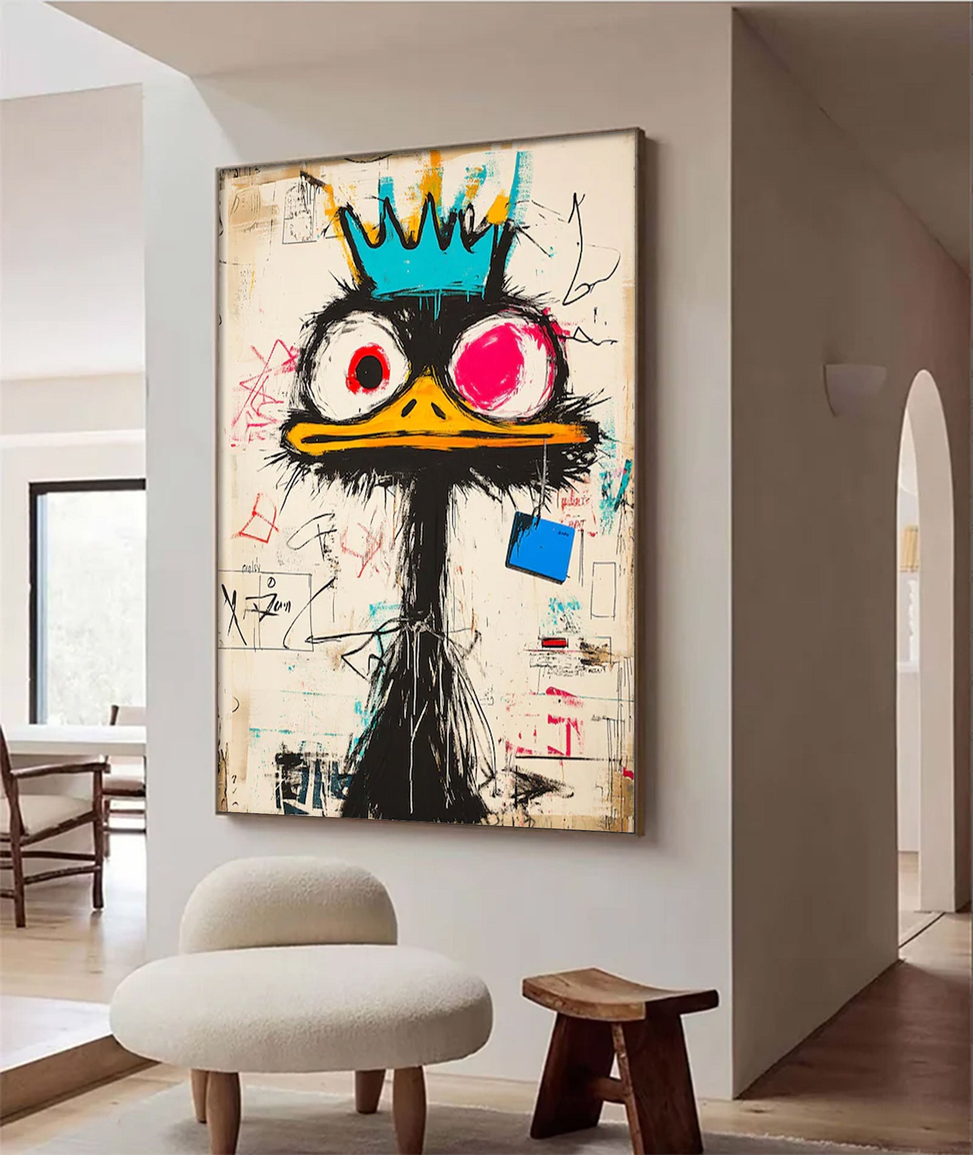 Large Mixed Media Expressive Art | ArtvistaGallery  #WGA 009