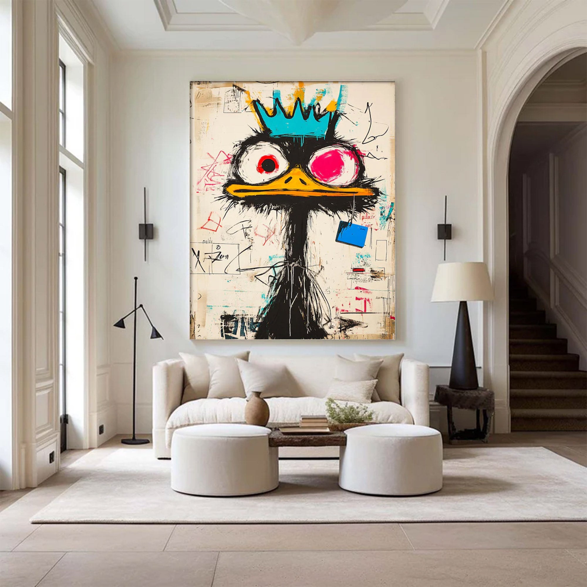 Large Mixed Media Expressive Art | ArtvistaGallery  #WGA 009