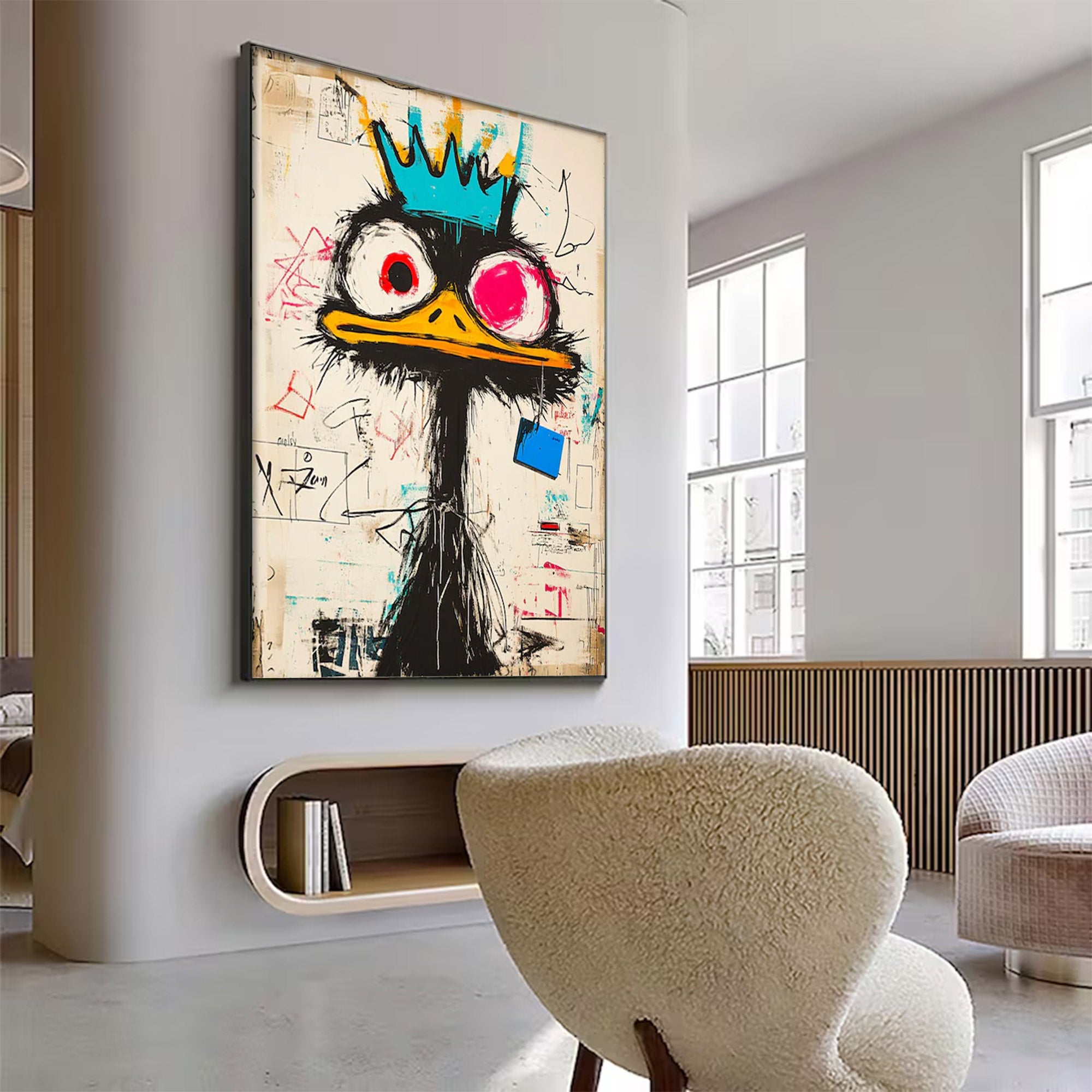 Large Mixed Media Expressive Art | ArtvistaGallery  #WGA 009