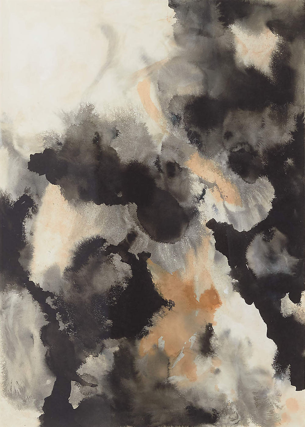 Earth Tones Dynamic Abstract Wall Painting, Contemporary Art #BGA 052