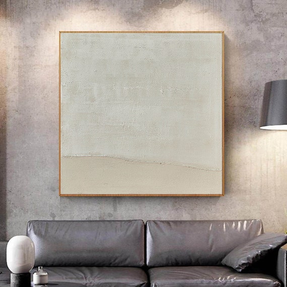 Beige & Brown Abstract Painting #BBA 005