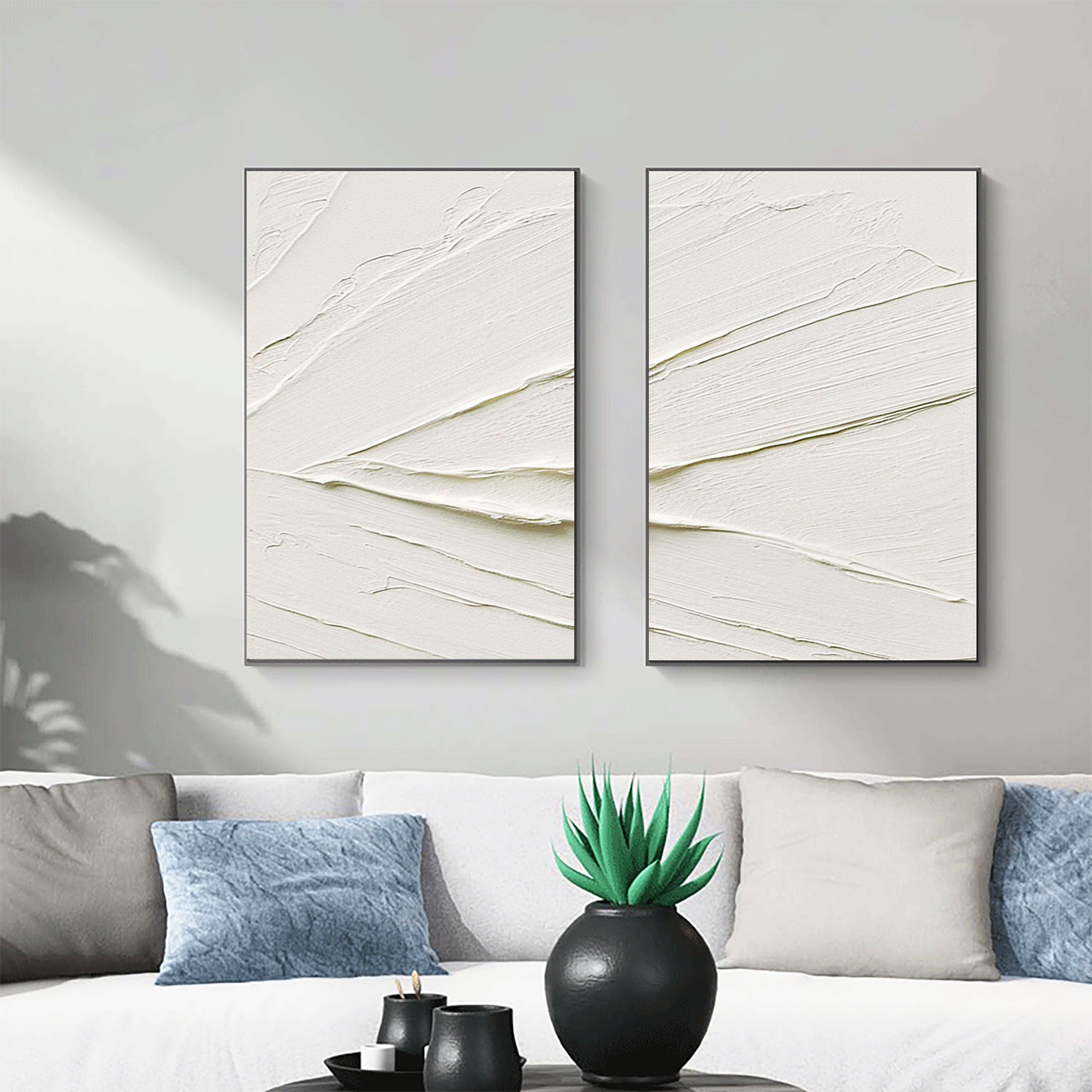 Abstract Tranquility Painting SET OF 2 #CXA 003