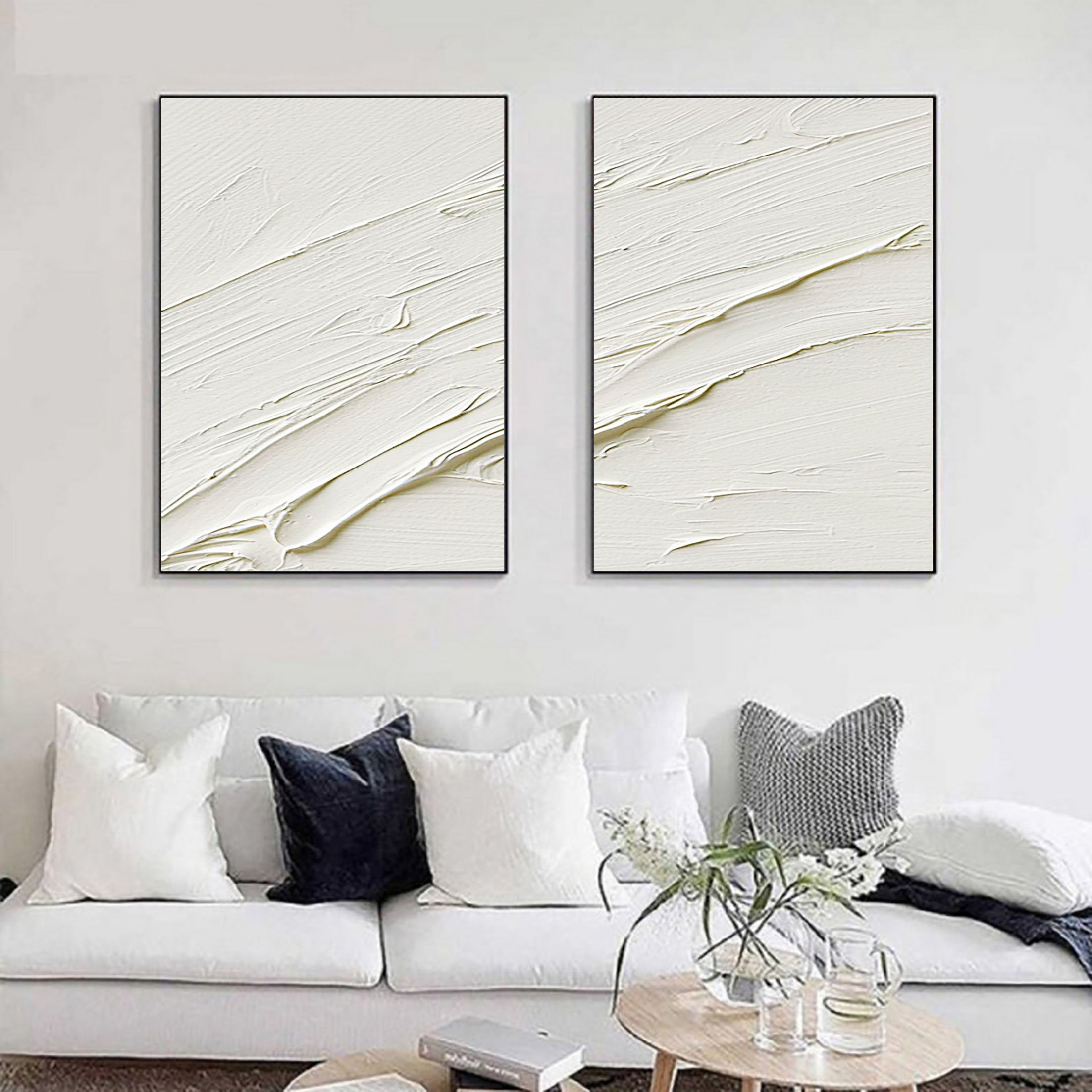 Abstract Tranquility Painting SET OF 2 #LL 001