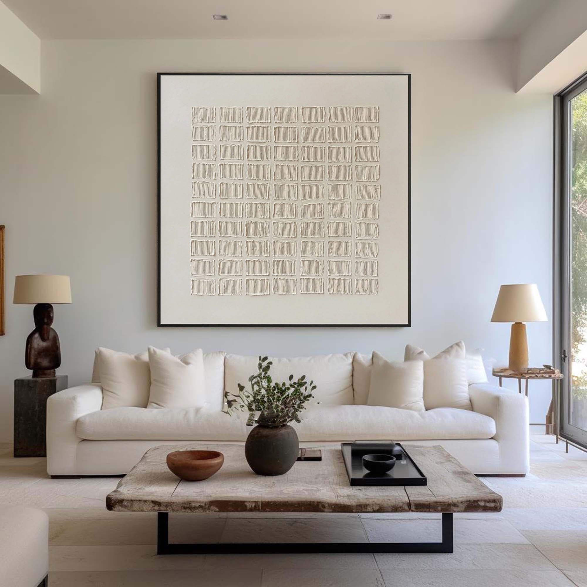 Geometric Abstract Art Modern Color Block Painting #WG 056