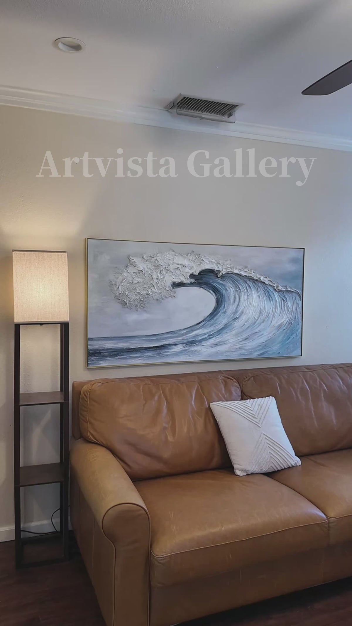 Large Framed Abstract Art