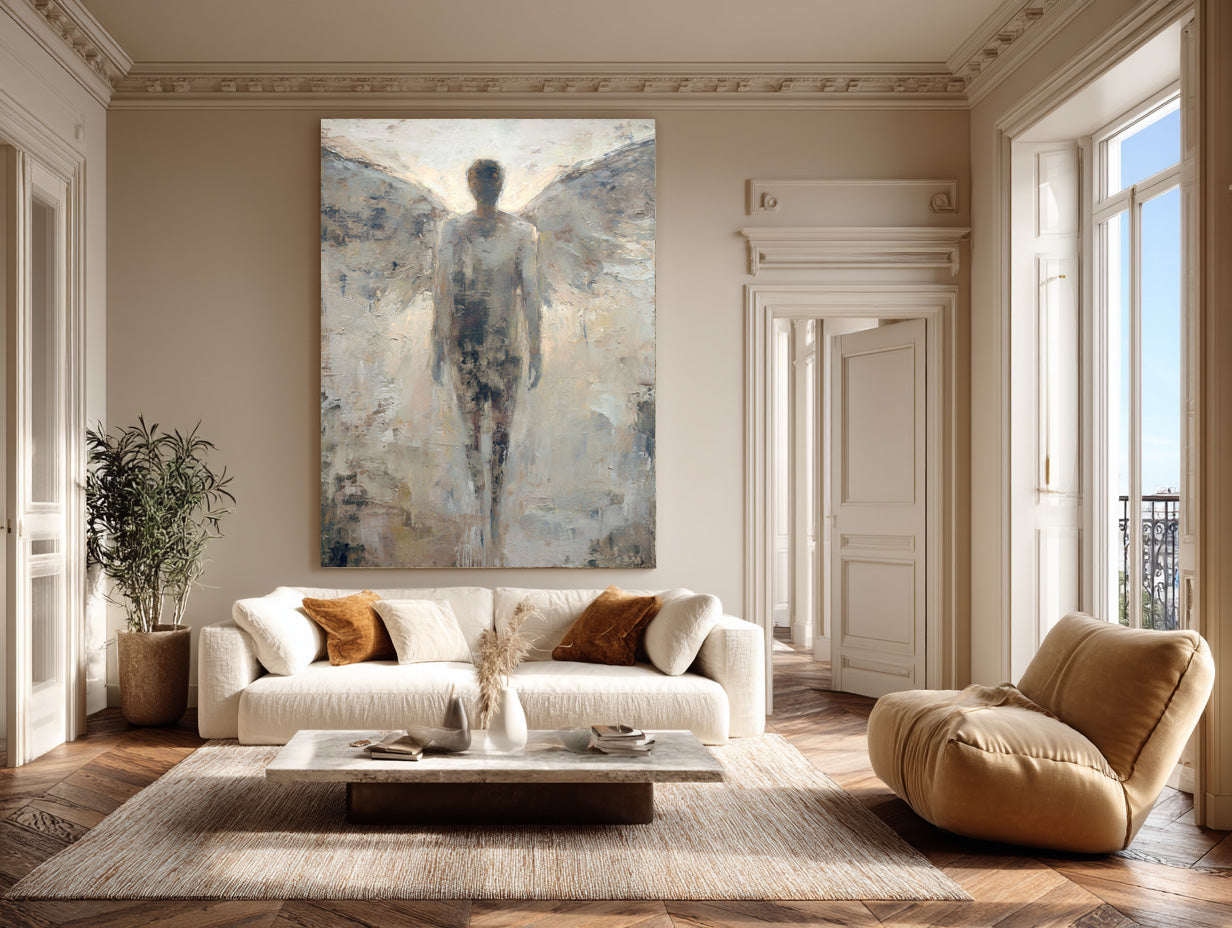 Majestic Angelic Figure Wall Art #WG 010